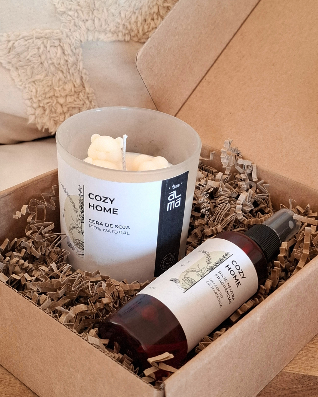 Pack Vela e Bruma Cozy Home