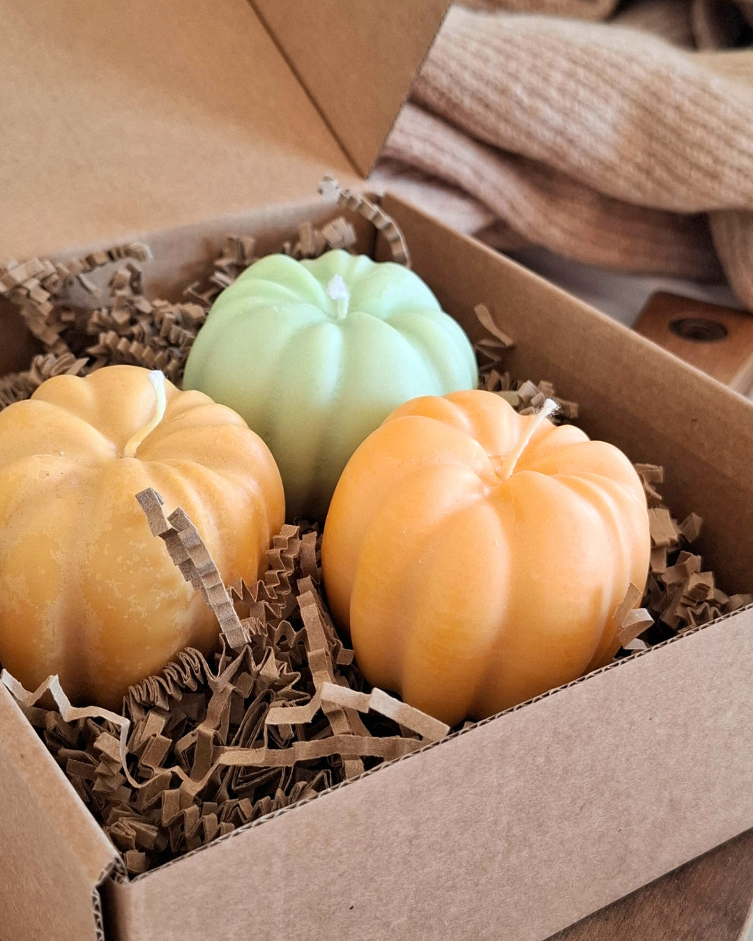 Caixa Conjunto de Abóboras