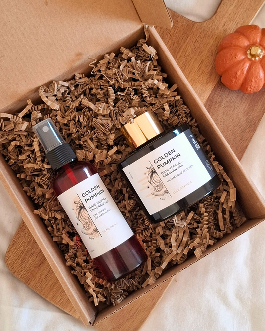 Caixa Difusor e Bruma Golden Pumpkin